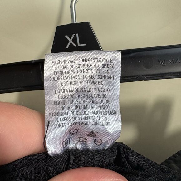 UV Skinz Men's Large Black Board Shorts UPF 50+ Swim Trunks Beach Pool Vacation - Picture 7 of 7